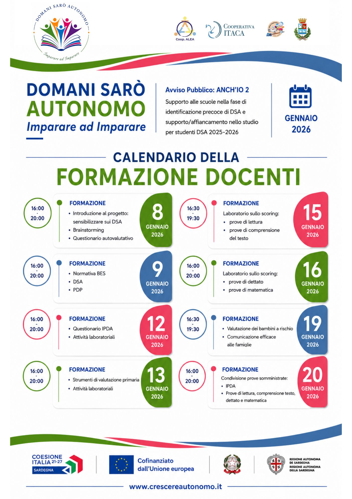 Calendario Formazione